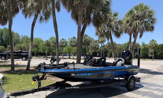 Nitro Z18 175HP Bass Boat in Lake Tarpon