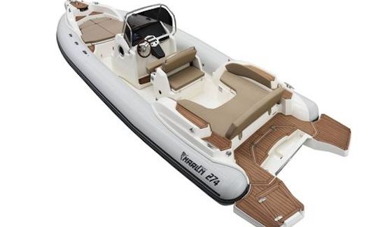 Rent our Marlin 182 RIB Motor Boat 5,55m (18 feet) 115 HP