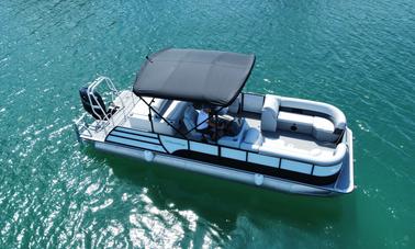 Luxury New 25 feet Pontoon (Captain MANDATORY -12 PAX)