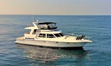 Ultimate Charter on Spacious 57’ Dyna Luxury Yacht in Marina del Rey, California