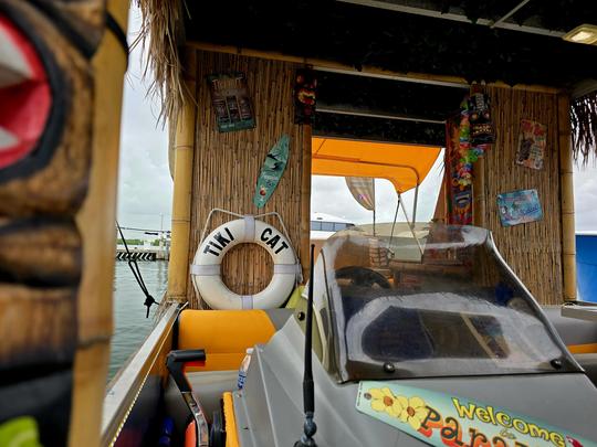 Tiki Cat Tours in Miami Beach at Haulover Sandbar