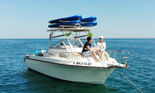 Aventura de barco em Stand Up Board! Capitão, combustível e refrigerantes incluídos