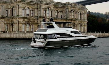 12 person Motor Yacht Rental in İstanbul, Turkey