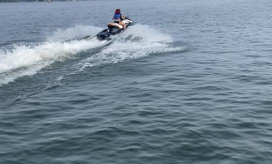 Diversión bajo el sol 🏝 en la moto acuática Sea doo GTI 130 (Lake Allatoona) ☀️ 🏖