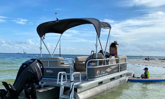 Pontón Sun Tracker DLX de 22 pies en alquiler en St. Pete Treasure Island 