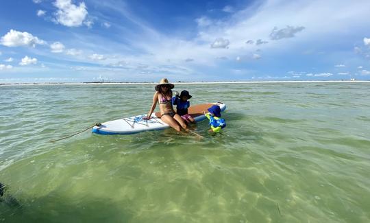 Pontón Sun Tracker DLX de 22 pies en alquiler en St. Pete Treasure Island 