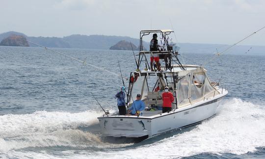 Carta de pesca deportiva para la pesca costera y marina en Costa Rica