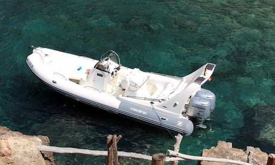 Zodiac Medline III 720 for 10 Person Available to Hire in Port de Sóller