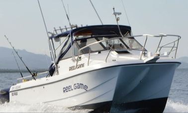 24' Kevlacat Sport fisher for rent Denarau Marina Fiji Islands.