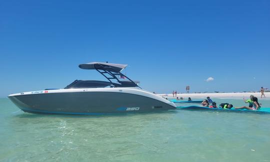 Aproveite este NOVO Bowrider de 2022 de 25 pés na costa ou no golfo perto de RIVERVIEW