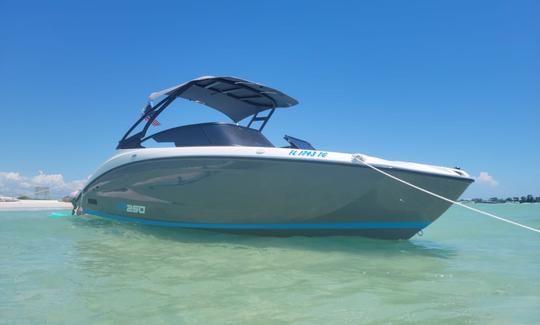 Aproveite este NOVO Bowrider de 2022 de 25 pés na costa ou no golfo perto de RIVERVIEW