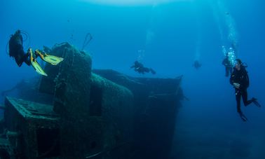 Diving Trips on a 33' CuddyCabin Boat in Heraklion, Greece for 16 Divers