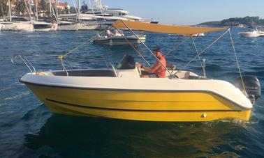 Marinello Powerboat with 60hp outboard for Rent in Hvar town