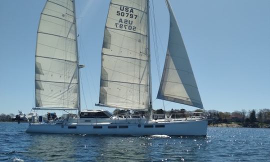 Sail with us aboard our 64’ sailing yacht Artemis. Gloucester MA. Meal included!