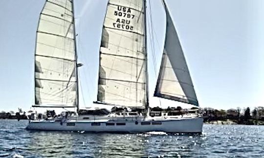 Sail with us aboard our 64’ sailing yacht Artemis. Gloucester MA. Meal included!