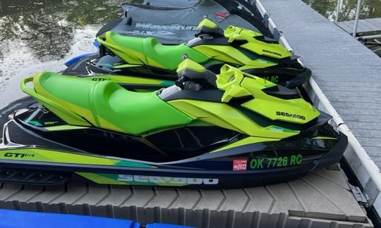 2019 SeaDoo GTI 155 JetSki's for rent at Grand Lake in Oklahoma