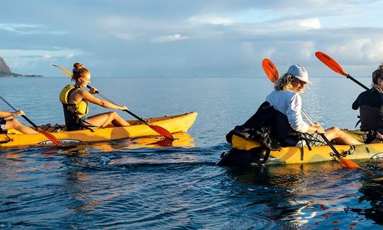 Aventure autoguidée en kayak sur le récif corallien de la baie de Kaneohe