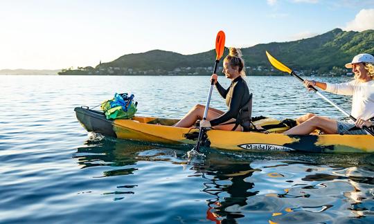 Aventure autoguidée en kayak sur le récif corallien de la baie de Kaneohe