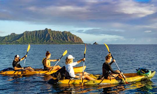 Aventure autoguidée en kayak sur le récif corallien de la baie de Kaneohe