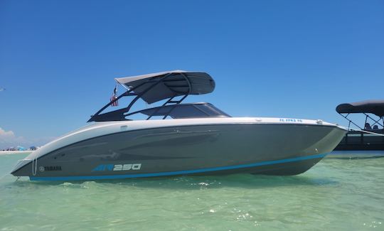 Enjoy This 2022 25ft Yamaha Bowrider on the intracoastal or gulf near SARASOTA