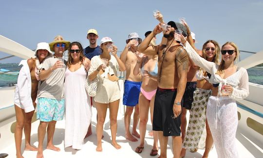 🏝️🥂Party Boat in Sosúa | Private and Relaxing Yacht Cruise 🏝️🥂