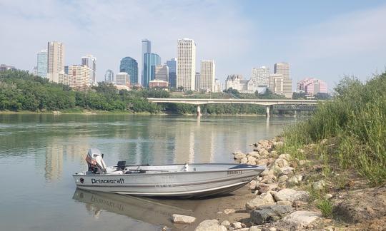 Wide stable boat complete with 40hp outboard