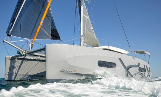 2021 Model Excess 11 Sailing Catamaran Rental in Muğla, Turkey