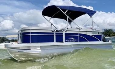 22ft Pontoon for Rent on Lake Norman