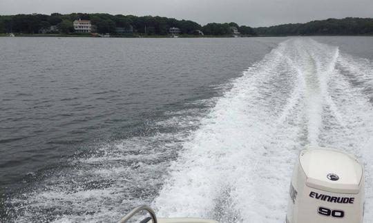 Half Day Rental | 17′ Montauk Center Console Boston Whaler in Hyannis Harbor, Massachusetts - Cape Cod