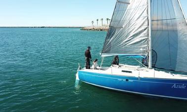 Primeira carta de vela Beneteau 26 em Portimão, Faro