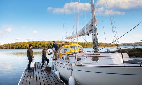 Board your daysailing adventure at our private dock on the Bras d'Or Lake at St. Peter's.