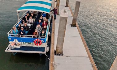 40' Pontoon for a party on the waterway in St. Augustine FL