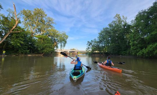 Faites du kayak sur le pont en Y et les voies navigables pittoresques de Zanesville