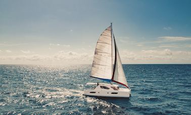 44' Leopard Catamaran All-Inclusive Charter in Playa del Carmen.