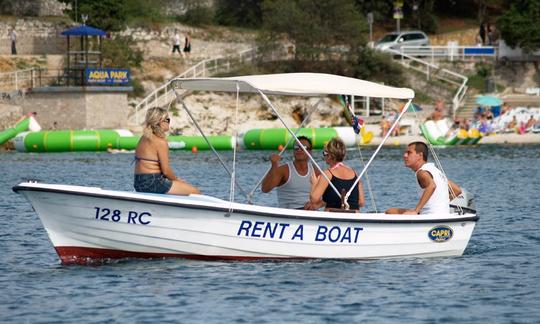 Petit bateau à moteur Elan Pasara à louer à Selce, Crikvenica