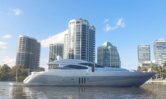 94ft Pershing Mega Yacht in North Miami Beach, Florida