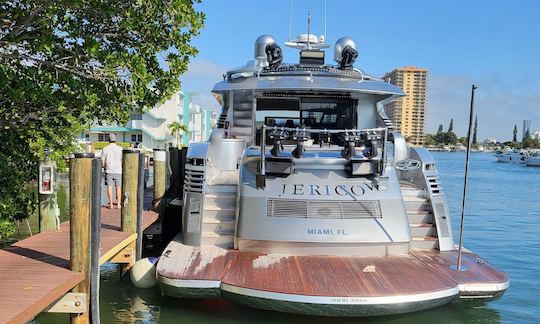 94ft Pershing Mega Yacht in North Miami Beach, Florida