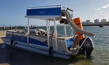 ¡Alquiler de pontones Blue Wave FunShip en Fort Lauderdale, Florida!