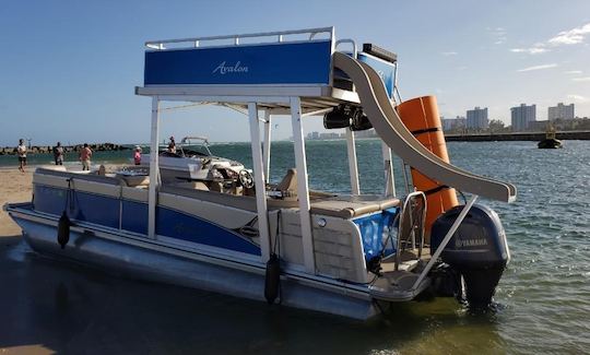 Blue Wave FUNship Pontoon Rental in Fort Lauderdale, Florida!!