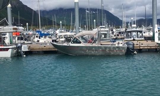 Runabout en aluminium de 21 pieds à louer à Seward, en Alaska