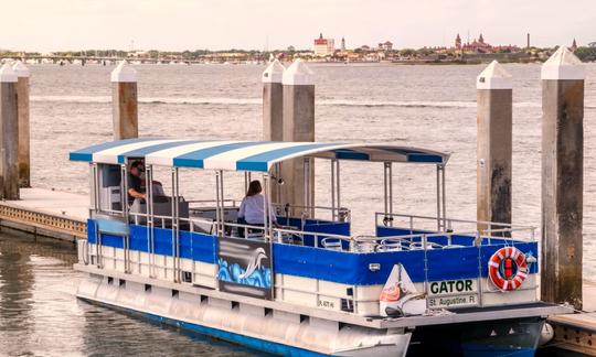 Pontão de 40 pés para uma festa na hidrovia em St. Augustine FL