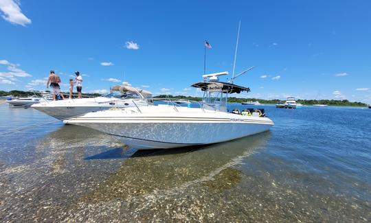 Beached, exploring Gull Point, Prudence Island