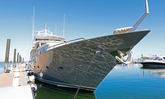 103’ Trilogy Power Mega Yacht Harbor and Islands Charter