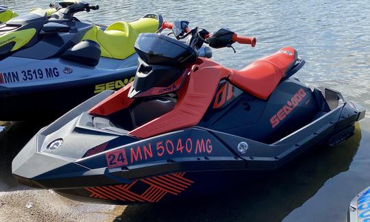 Two 2022 Sea Doo Spark Trixx 2UP for rent in White Bear Lake Minnesota