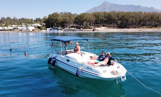 Searay 240 Sundeck Boat Rental in Marbella, Andalucía