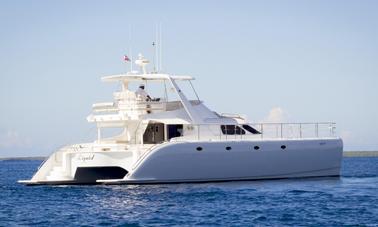 57ft Catamaran Power in Casa de Campo La Romana