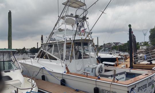 Ultimate Fishing trips in NY and NJ with 42ft Custom Viking Express Yacht