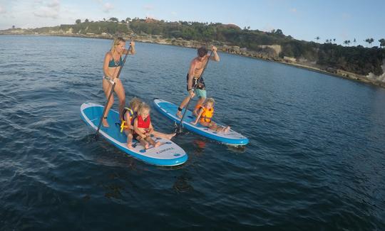 Lección de stand up paddle en Bali