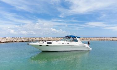 Yate a motor Sea Ray Sundancer de 42 pies con todo incluido en Puerto Aventuras, Quintana Roo