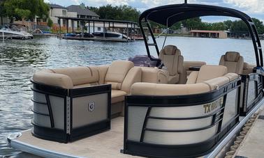 NICE!!!! Tritoon with plenty of power ! Rent 23ft Aqua Patio Pontoon in Texas